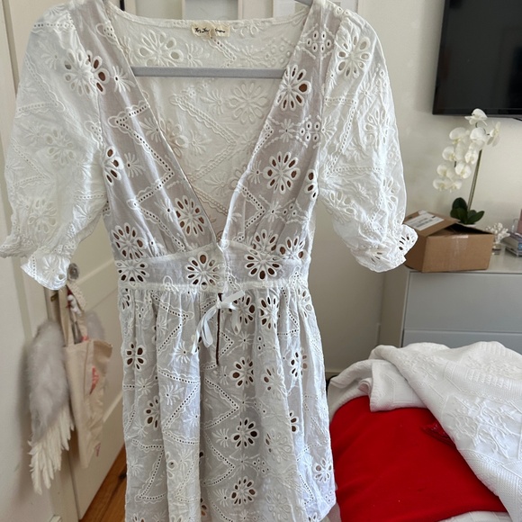 For Love and Lemons X REVOLVE Eyelet Dress - Picture 6 of 9